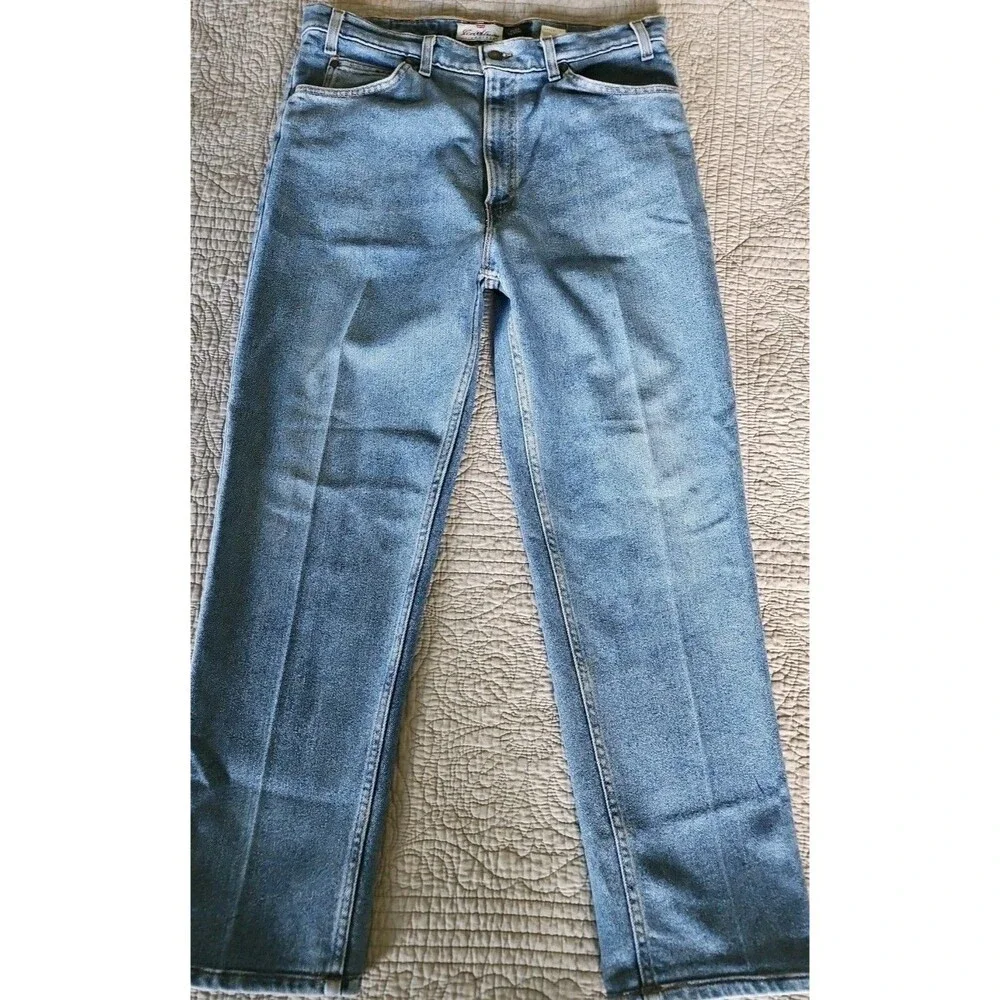 Vintage 90’s Levis 540 Brown Tab Made In USA Flex Jeans Mens 36x29